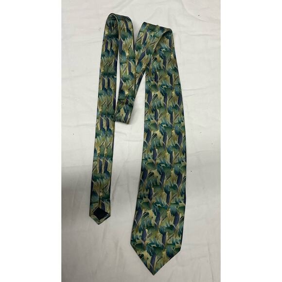 j garcia silk tie Mens Limited Edition Oak Tree 2005 Collection Forty - Picture 8 of 14